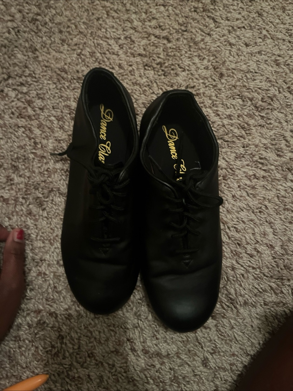 Dance Class Men’s Black Lace-Up Jazz Oxfords